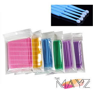 100pcs/lot Micro Brushes Eyelash Extension - The MAYZ