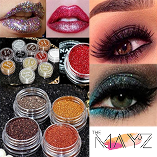 24 Colors Glitter Eyes Lip Face Makeup Shimmer - The MAYZ