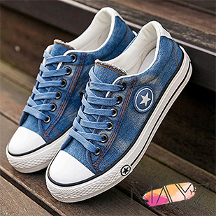 Canvas Shoes Trainers Lace Up - The MAYZ