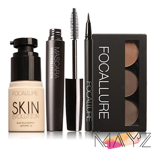 FOCALLURE Makup Tool Kit 4 PCS - The MAYZ
