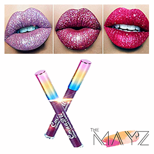 Glitter Lips Make Up Liquid Lipstick Waterproof - The MAYZ