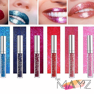7 Color Glitter Lipstick Long Lasting Waterproof - The MAYZ