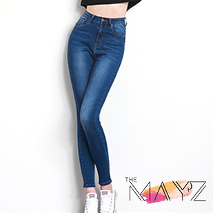 Jeans High Waist Elastic - The MAYZ