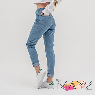 Jeans with high waist push up - The MAYZ