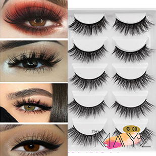 New 3D 5 Pairs Mink Eyelashes extension - The MAYZ