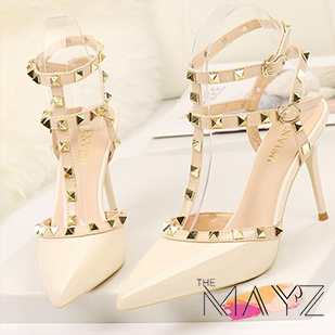 Rivet High Heels Luxury Designer - The MAYZ