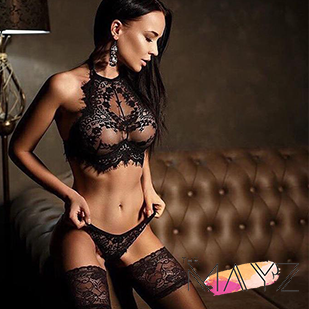 Sexy Lingerie Hot White Black Lace Strap Teddy - The MAYZ