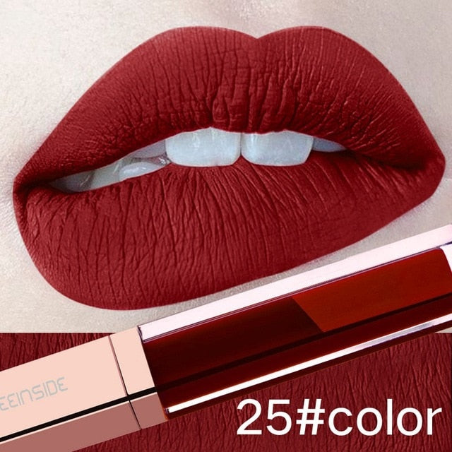 24 Color Make Up Liquid Lipstick Waterproof Mate - The MAYZ