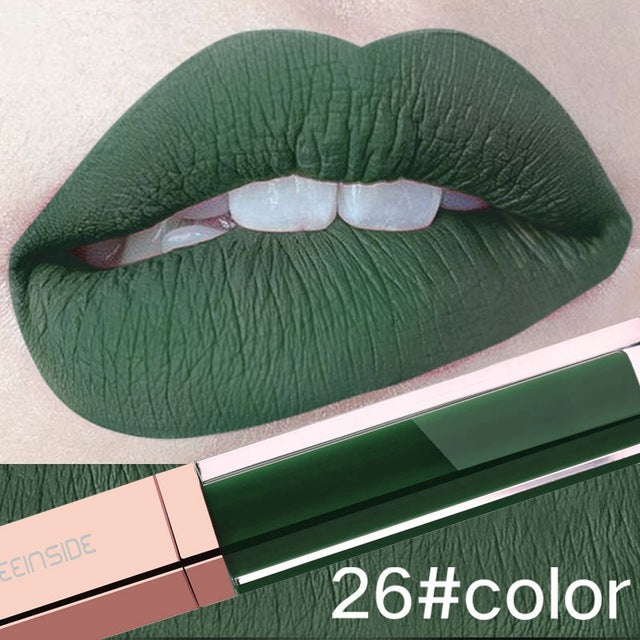 24 Color Make Up Liquid Lipstick Waterproof Mate - The MAYZ