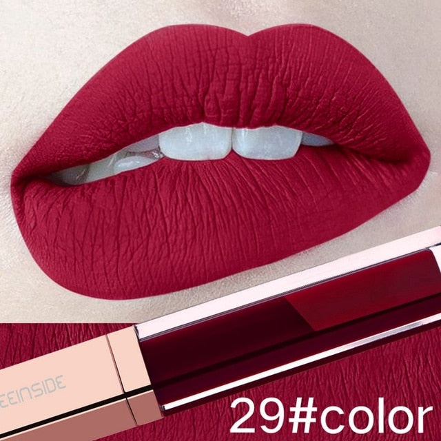 24 Color Make Up Liquid Lipstick Waterproof Mate - The MAYZ