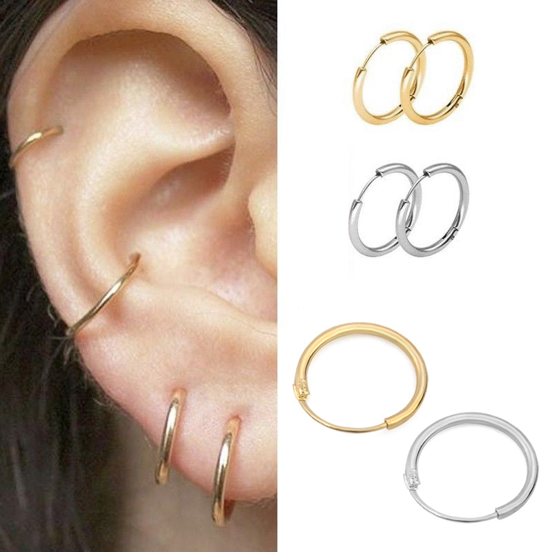 3 Pair/Set Circle Smal Earring - The MAYZ