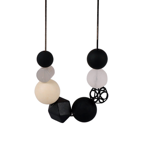 1 Pcs Woman Acrylic Geometric Beads Long - The MAYZ