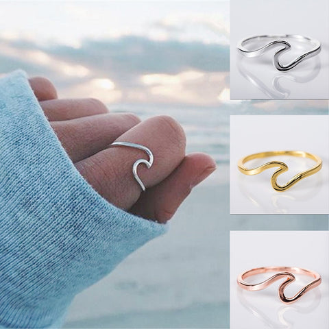 Simple Wave Rings - The MAYZ