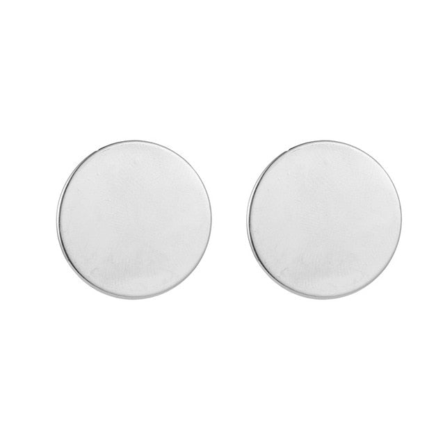 Statement Earrings Big Geometric Round - The MAYZ