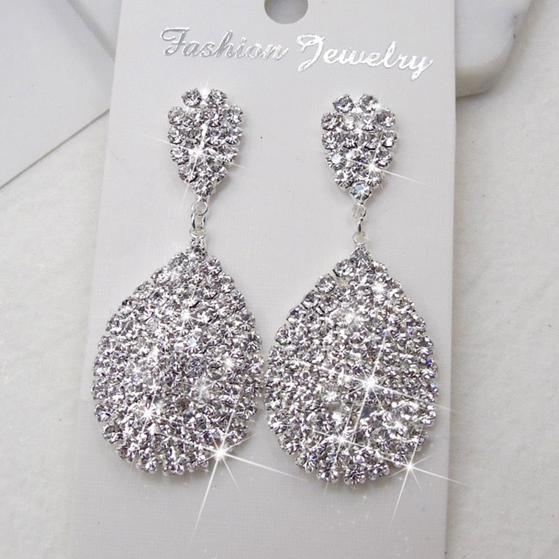 1Pair Metal Earring Shining - The MAYZ