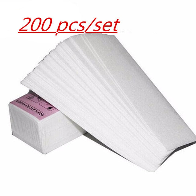 100pcs Removal Nonwoven Body Cloth Hair Remove Wax Paper - The MAYZ