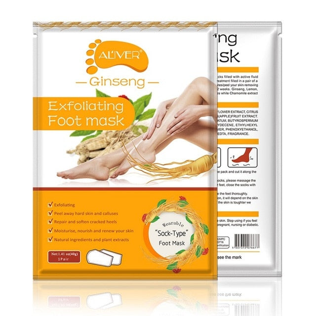 Foot Mask Socks For Pedicure And Dead Skin Removal - The MAYZ