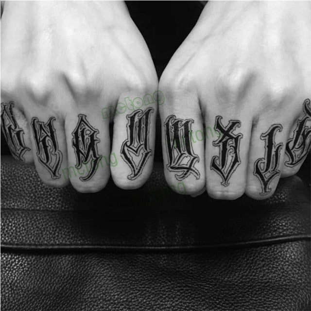 Waterproof Temporary tatoo Hand Painted - The MAYZ