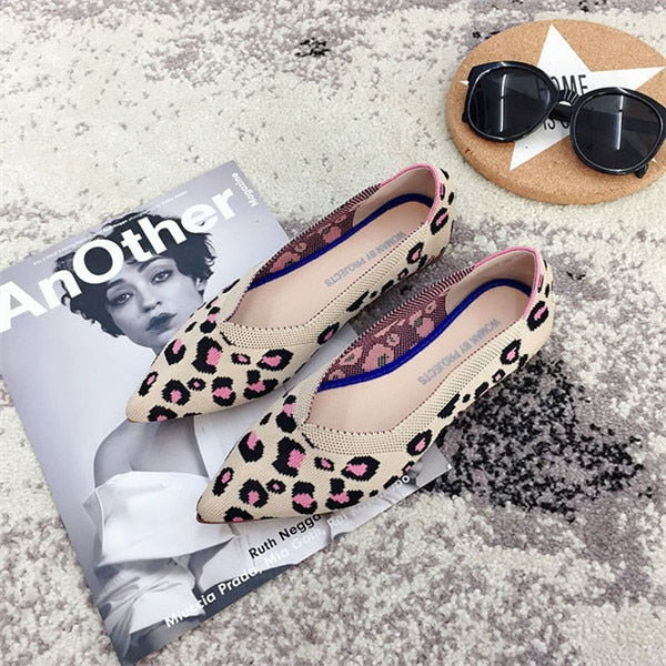 Flat Shoes Ballet Moccasin Mixed Color - The MAYZ