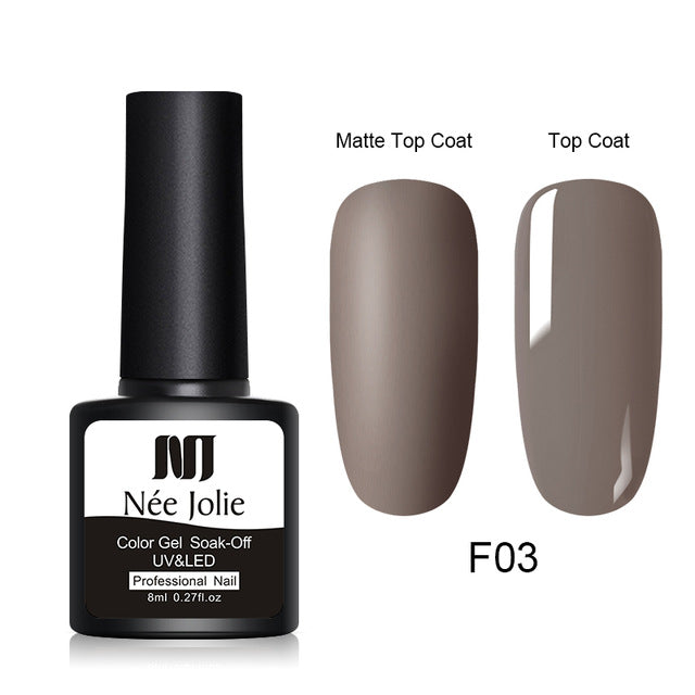 8ml Color Gel Polish Matte - The MAYZ