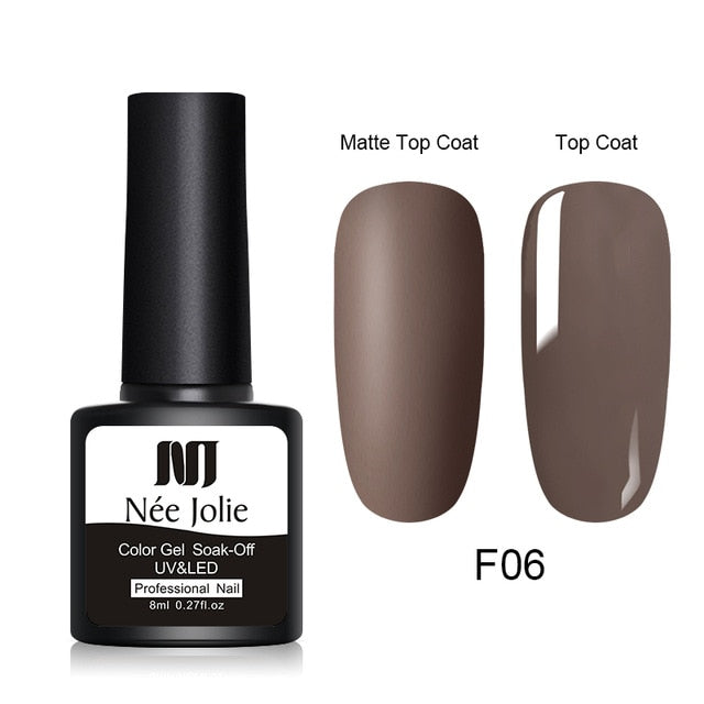 8ml Color Gel Polish Matte - The MAYZ