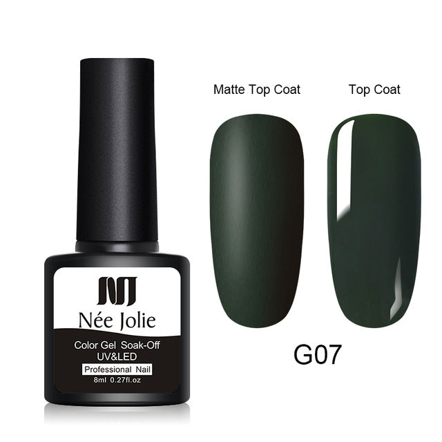 8ml Color Gel Polish Matte - The MAYZ