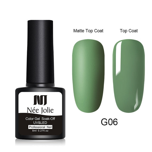 8ml Color Gel Polish Matte - The MAYZ