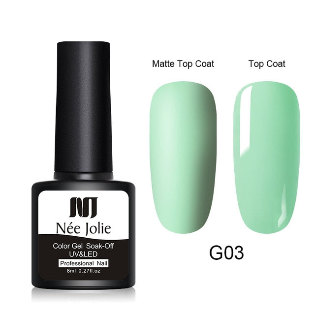 8ml Color Gel Polish Matte - The MAYZ