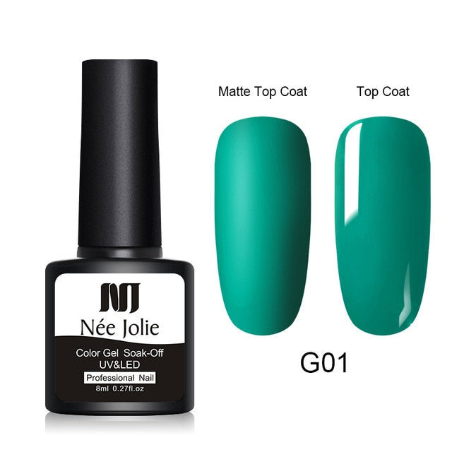 8ml Color Gel Polish Matte - The MAYZ