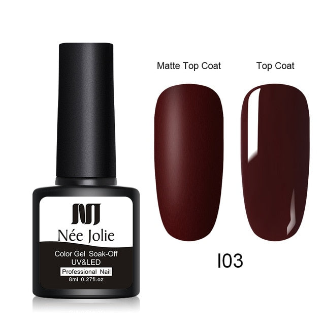 8ml Color Gel Polish Matte - The MAYZ
