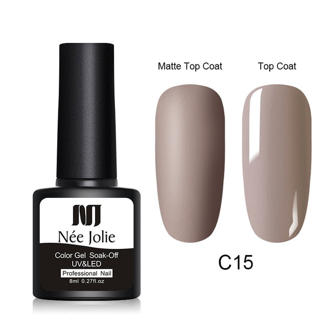 8ml Color Gel Polish Matte - The MAYZ