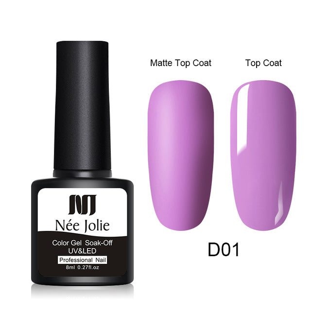 8ml Color Gel Polish Matte - The MAYZ