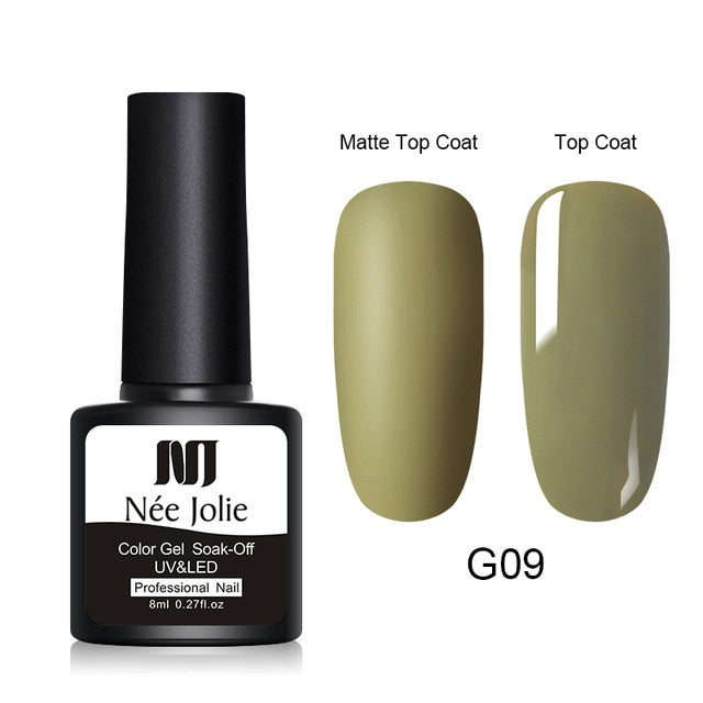 8ml Color Gel Polish Matte - The MAYZ