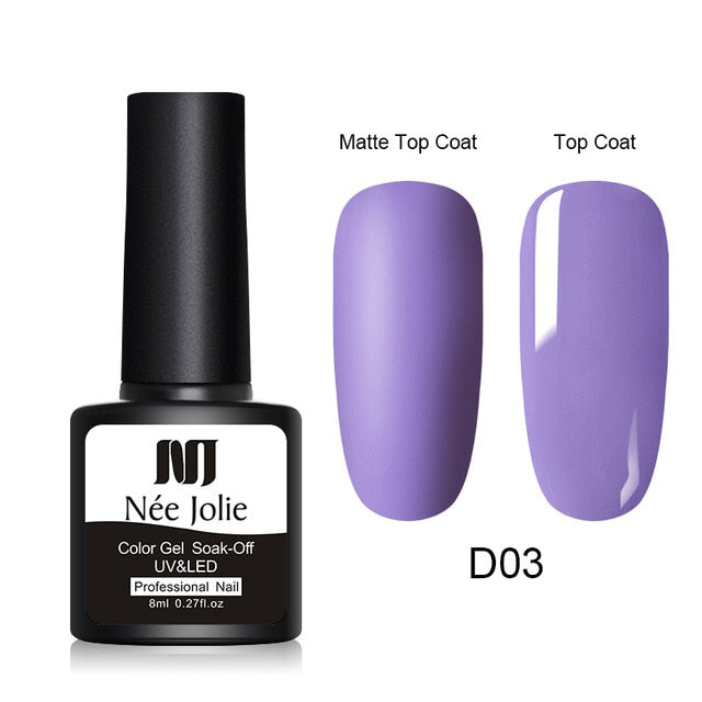 8ml Color Gel Polish Matte - The MAYZ