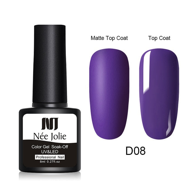 8ml Color Gel Polish Matte - The MAYZ