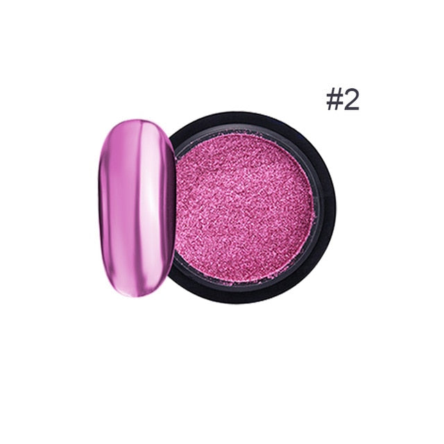 0.2g/Box Chameleon Mirror Laser Nail Glitter Powders - The MAYZ