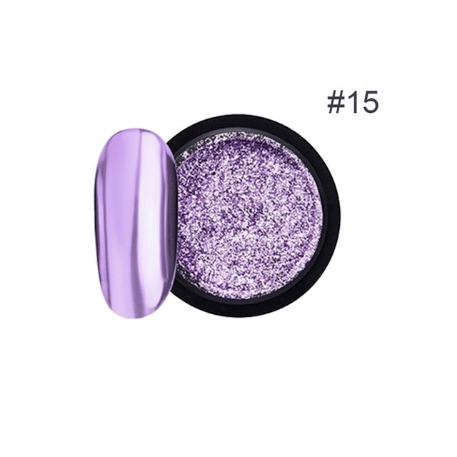 0.2g/Box Chameleon Mirror Laser Nail Glitter Powders - The MAYZ