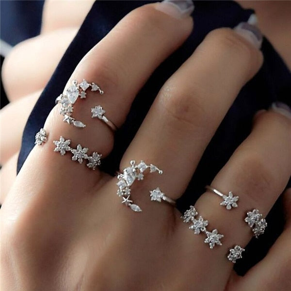 15 Pcs/set Women Fashion Rings - The MAYZ