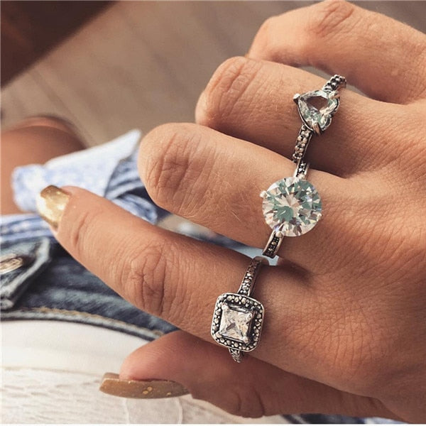 15 Pcs/set Women Fashion Rings - The MAYZ