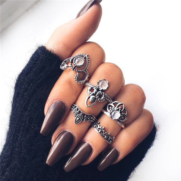 15 Pcs/set Women Fashion Rings - The MAYZ