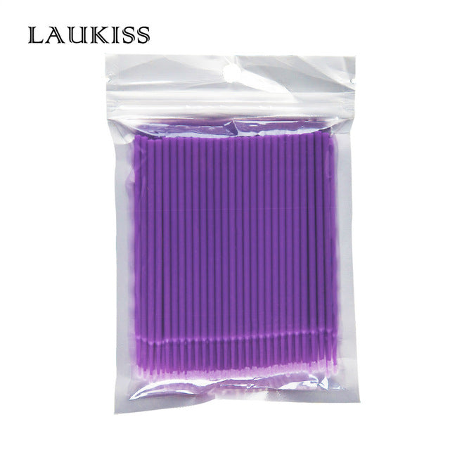 100pcs/lot Micro Brushes Eyelash Extension - The MAYZ