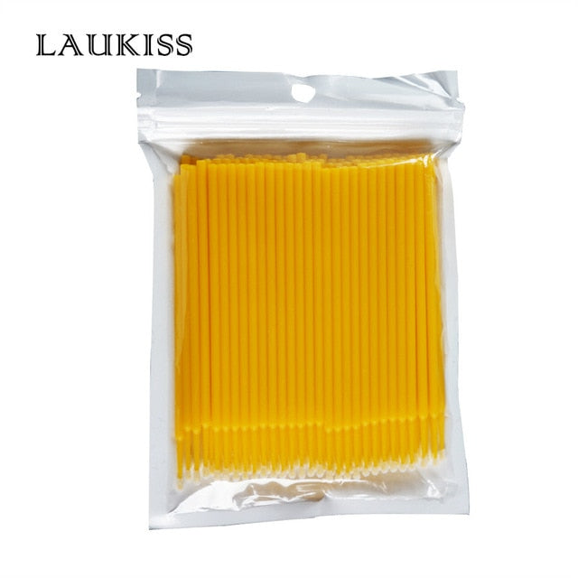 100pcs/lot Micro Brushes Eyelash Extension - The MAYZ