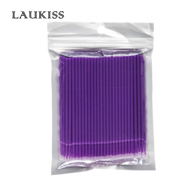 100pcs/lot Micro Brushes Eyelash Extension - The MAYZ