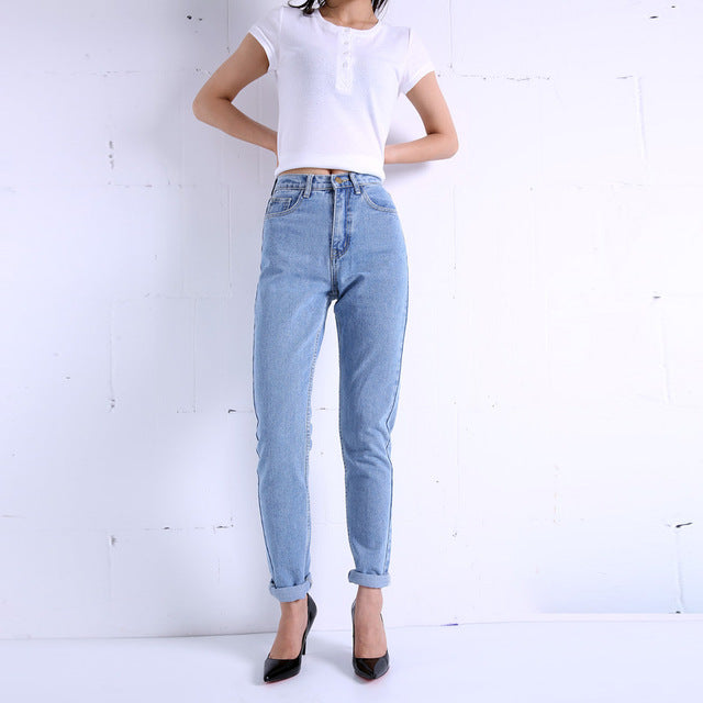 Pants Vintage High Waist Jeans - The MAYZ