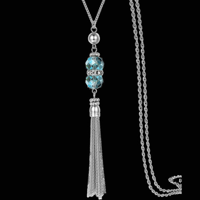 1 Pcs Woman Acrylic Geometric Beads Long - The MAYZ