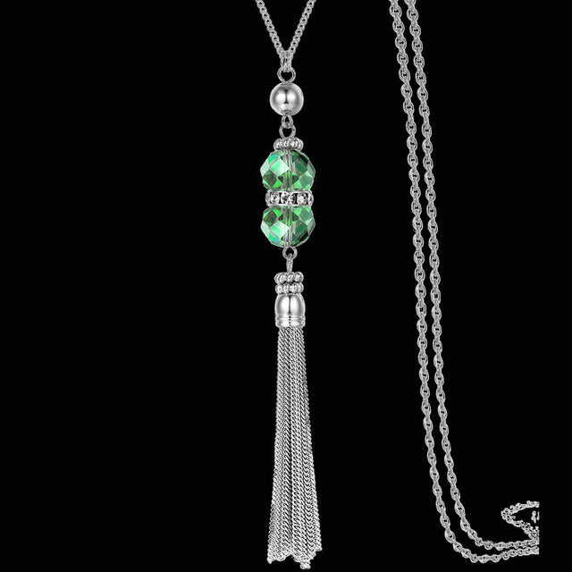 1 Pcs Woman Acrylic Geometric Beads Long - The MAYZ