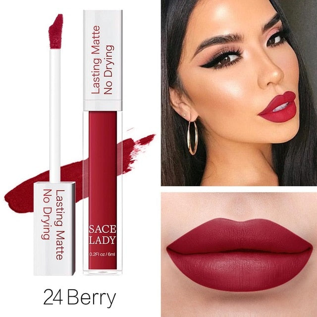 Matte Lipstick Makeup 23 Color - The MAYZ