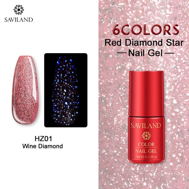 Glow In The Dark Star Gel Nail Varnish - The MAYZ