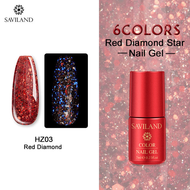 Glow In The Dark Star Gel Nail Varnish - The MAYZ