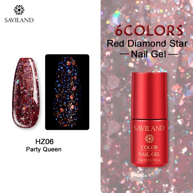 Glow In The Dark Star Gel Nail Varnish - The MAYZ